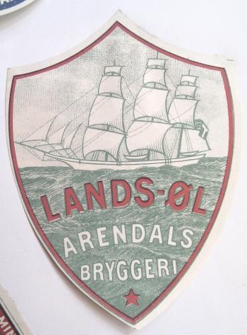 Arendals Bryggeri Landsøl fra 1931