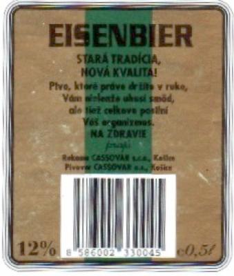 Etikett for
Eisenbier fra Pivovar Cassovar